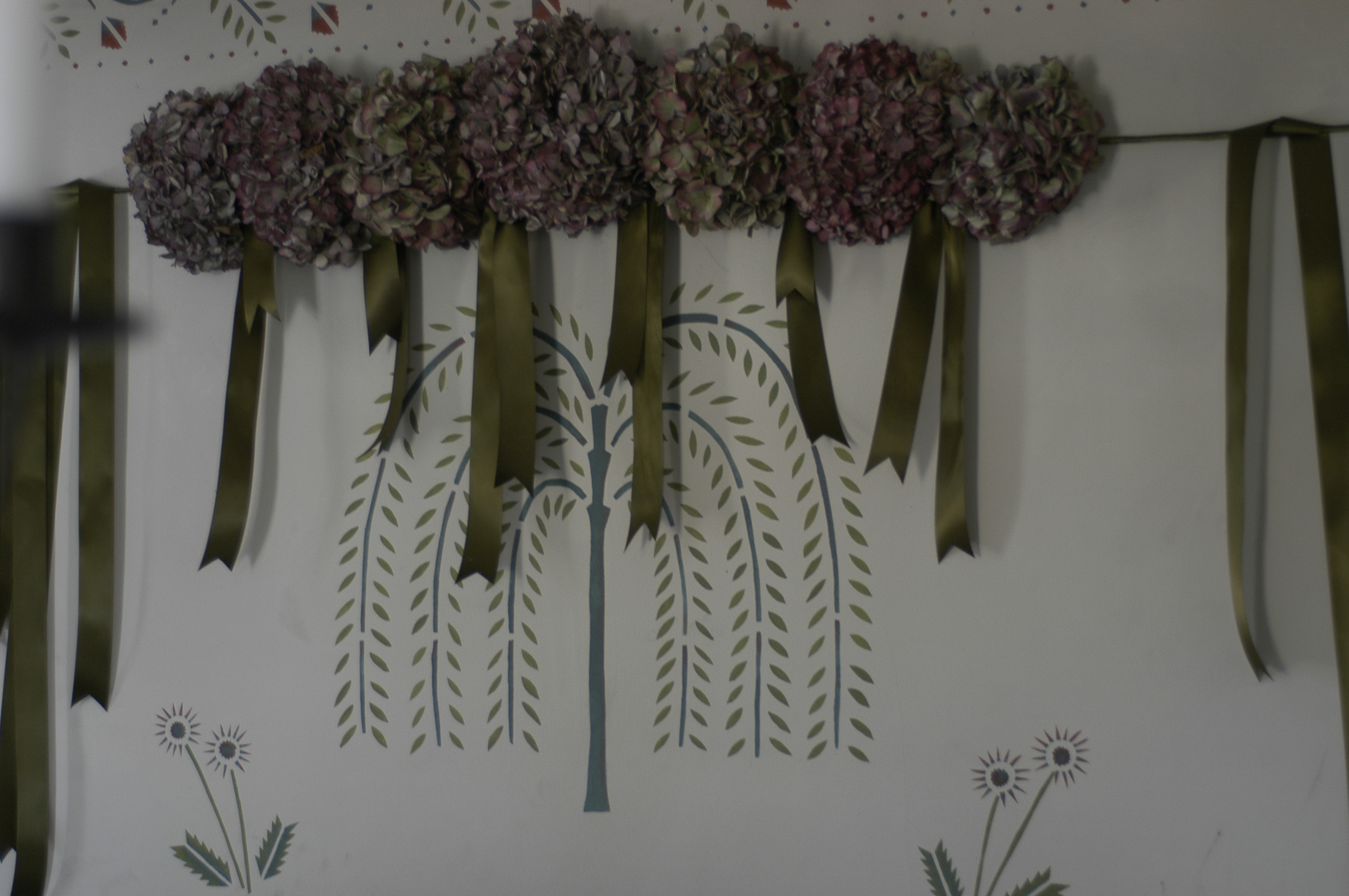 Pam Weatherbee's decorations add a rustic elegance to the Inn's rooms and dining room.