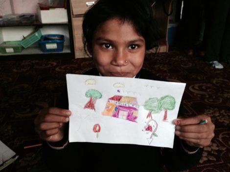 1Nisha with drawing