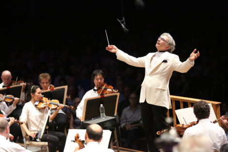 Michael Tilson Thomas led the BSO in Mahler's Symphony No. 5.