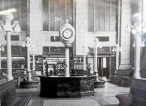 The interior of Pittsfield Union Station in the 1950s.