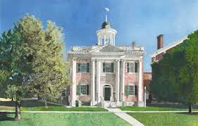 The Lenox Library that, as the county courthouse, identified Lenox as the 'shire town.'