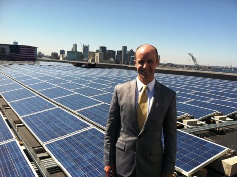 State Sen. Benjamin Downing, whose efforts to remove limitations on solar energy have so far been stifled by the Legislature.