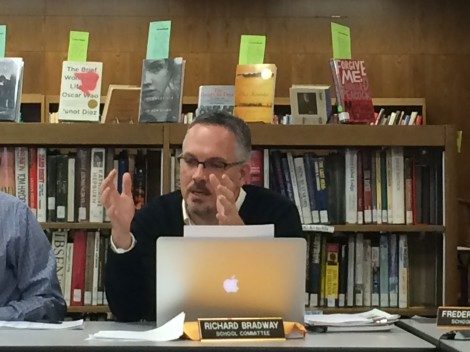 Richard Bradway, chair of the School Committee's Building and Grounds subcommittee.