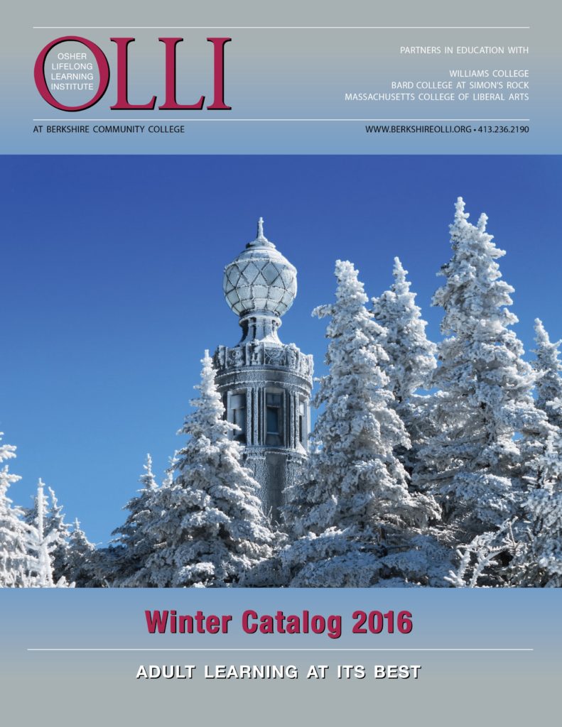 OLLI Winter 2016 catalog cover