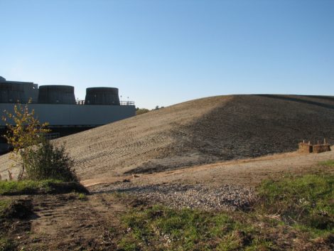 A closer view of Hill 78 in Pittsfield where over the years General Electric had deposited its most toxic waste, including PCBs. Photo: David Scribner