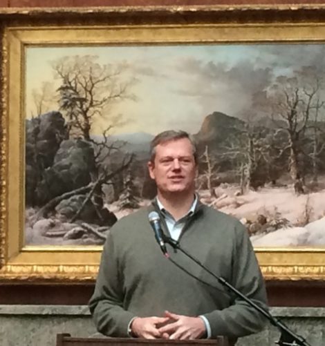 Gov. Charlie Baker, at the Berkshire Museum.