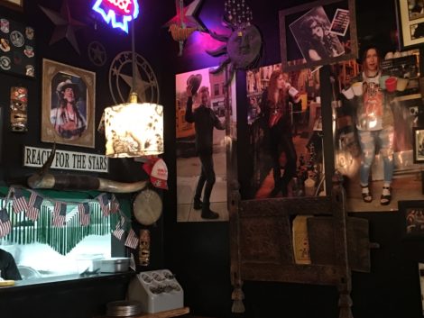 A wall of photographs of the Weller family -- the gypsies of the Joynt. Photo: David Scribner