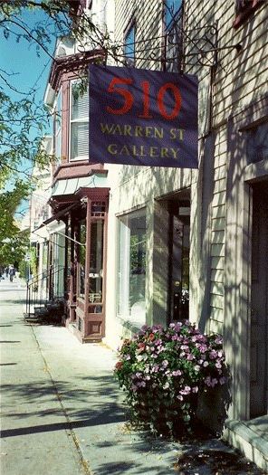 The facade of 510 Warren Street Gallery.