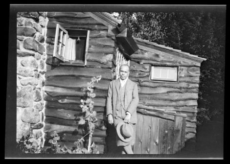 Black poet, songwriter and activist James Weldon Johnson enjoyed the seclusion of his small writing camp, located near the intersection of Alford and Seekonk roads. (Beineke Rare Book)