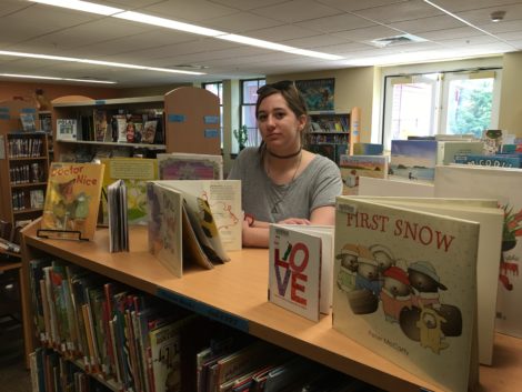 Katie Warner, assistant children's librarian at the Mason Library in Great Barrington. Photo: David Scribner