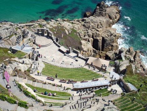 The Minack Theatre in Cornwall, England, where The Sandisfield Players will perform 'Our Town.'