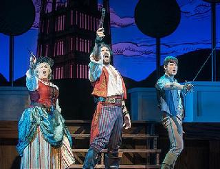 Jane Carr, Will Swenson, and Kyle Dean Massey. Photo: Kevin Sprague.
