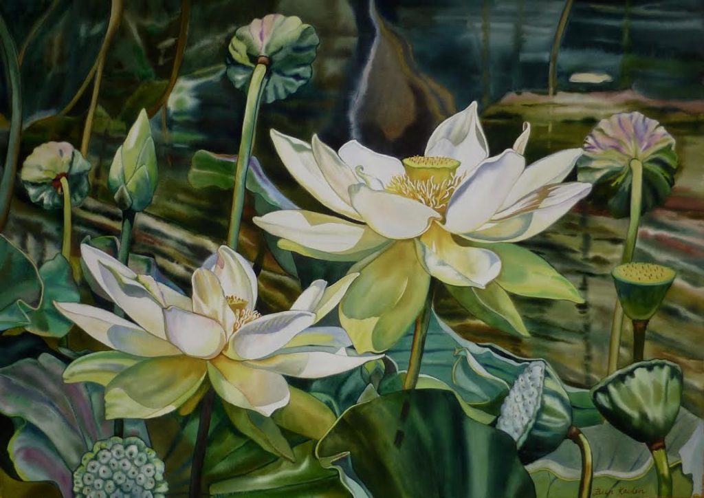 "Free Floating" by Ellen Kaiden.