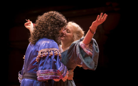 Nehassaiu deGannes as the actress Nell Gynne. Photo: Ava G. Lindenmaier