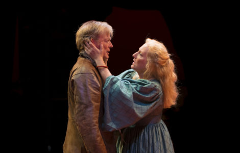 Allyn Burrows as Charles II and Tod Randolph as Aphra Behn. Photo: Ava G. Lindenmaier