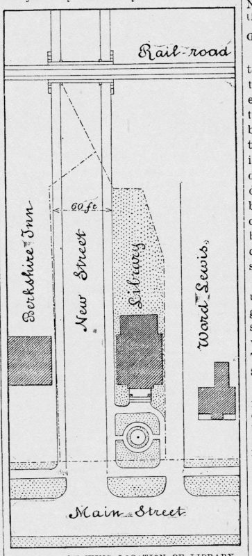 The weekly newspaper proposed building a new town library just north of the new Taconic Avenue, but town and county officials stuck with the original plan and the public agreed.
