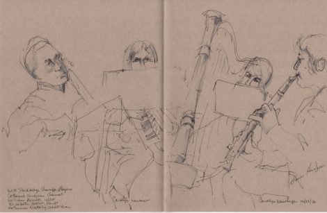 The Tango Quartet. Illustration: Carolyn Newberger