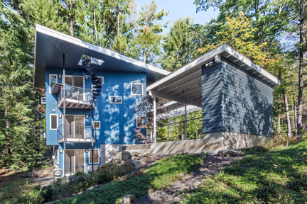 The Carr residence in Great Barrington, designed by architect Stephen Dietemann. Dietemann was recently given a merit award by the Western Massachusetts American Institute of Architects.