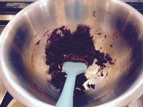 The paste of cummin, paprika, olive oil, lemon juice, and pepper. photo: Laurily Epstein