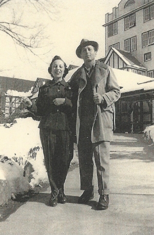 Ben and Ruth Slaminsky soon after their marriage in 1952.