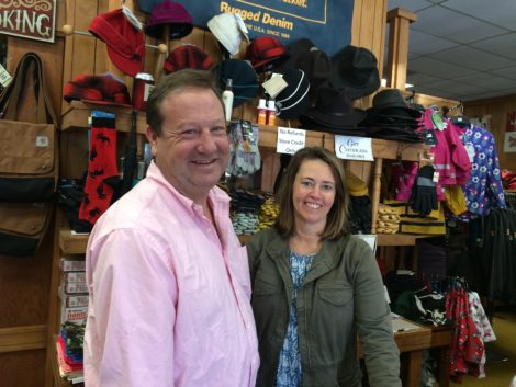 New owners Sean and Tracy inside Ben’s a few weeks after they bought the store. Photo: Marcie Setlow