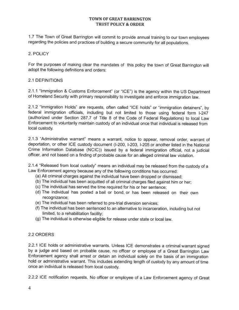 Trust Policy page 3