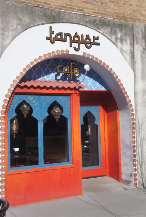 The Tangier Café, opened by the owners of the Xicohtencatl Mexican Restaurant, serves organic Moroccan and Mediterranean cuisine in the former Fuel location on Main Street. Photo: Hannah Barrett