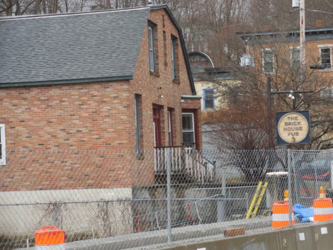 The Brick House Pub, on the west side of the Park Street Bridge. Photo: Terry Cowgill