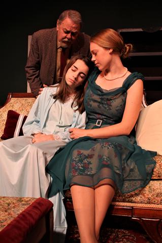 Phil Rice, Katelyn Widmer and Kate Berg. Photo: Allen E. Phelps