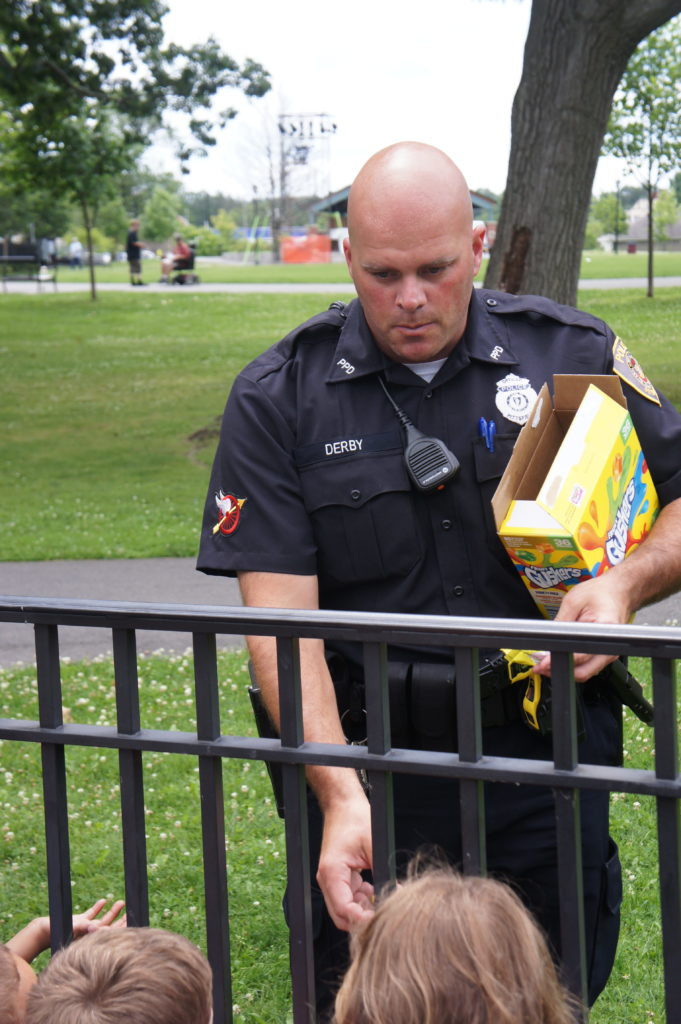 Officer Derby is earning the trust of Pittsfield youth by meeting them where they live.