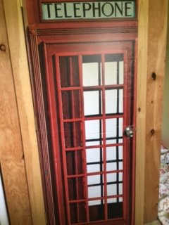 Alison Larkin's Tardis (from 'Doctor Who') recording studio.