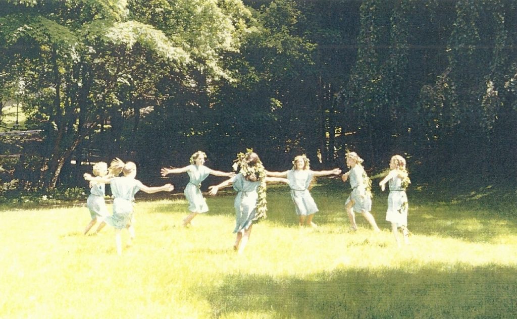 Isadora Duncan dancers in Great Barrington in 2015. Photo: James Harris