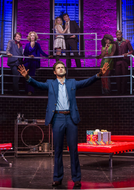 Aaron Tveit as Robert in 'Company.'