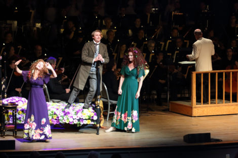 Kiera Duffy, Caleb Mayo and Abigail Fischer 