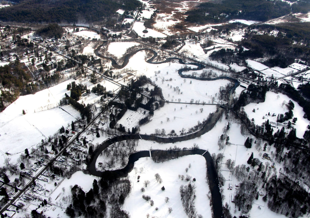 The Housatonic River from the Air by Glenna Blackwell of Great Barrington, Mass.