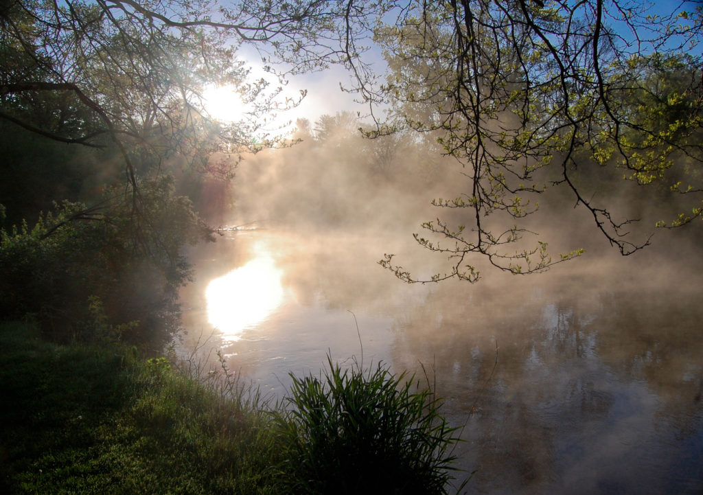 Daybreak on the Housatonic River by James Selva of Housatonic, Mass.