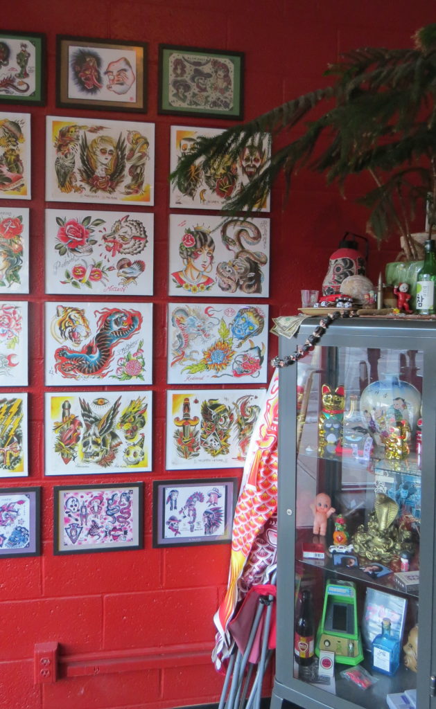 Alter at Lucky Cat Tattoo in North Adams, Mass.