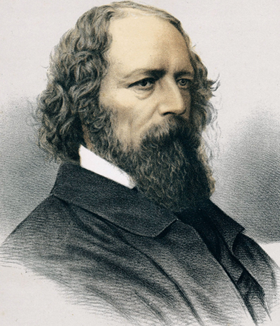portrait of Alfred, Lord Tennyson