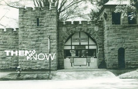 THEN: Chamber of Commerce Searles Castle wall. Photo  courtesy of Gary Leveille.