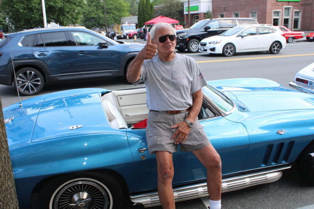 Armand Ferron, from Great Barrington, with his 1965 Corvette Stingray. Photo by Shaw Israel Izikson.