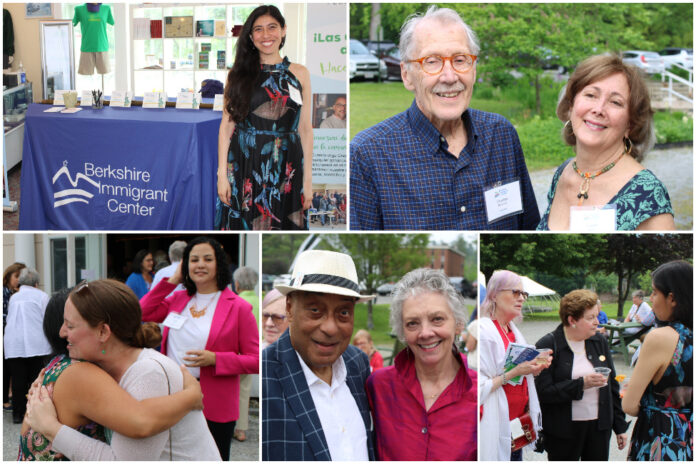 Some of the many attendees at the Berkshire Immigrant Center’s sixth annual Beacon of Hope benefit at Shakespeare & Company on Sunday, June 8. Photos by Shaw Israel Izikson.