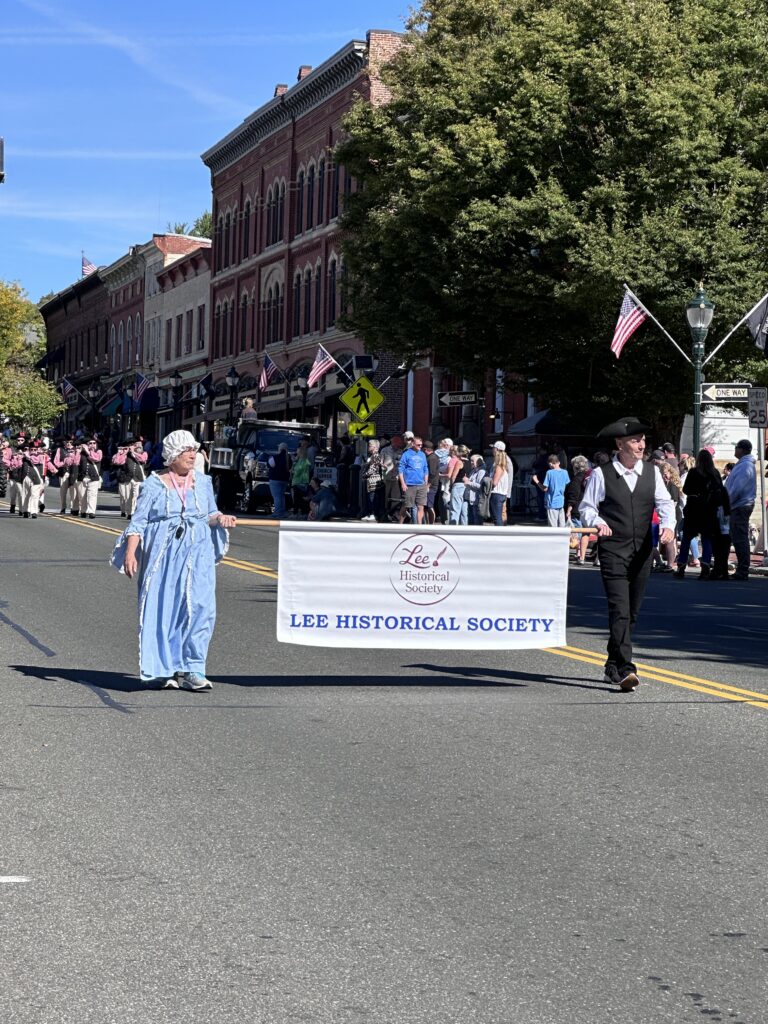 The Lee Historical Society gets in the action. Photo by Jodie Gordon.