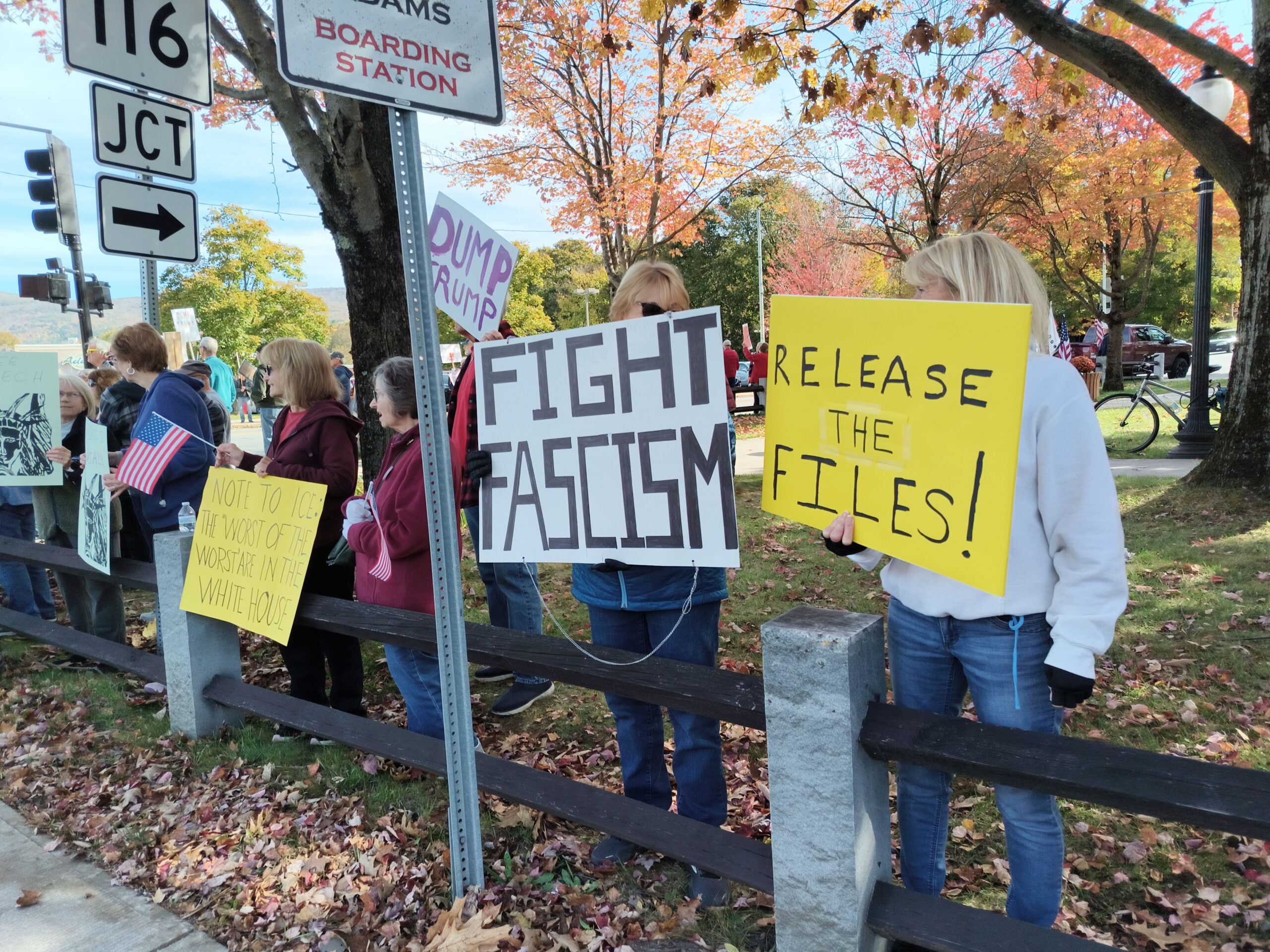 The Adams No Kings Rally. Photo by Catherine Foster.