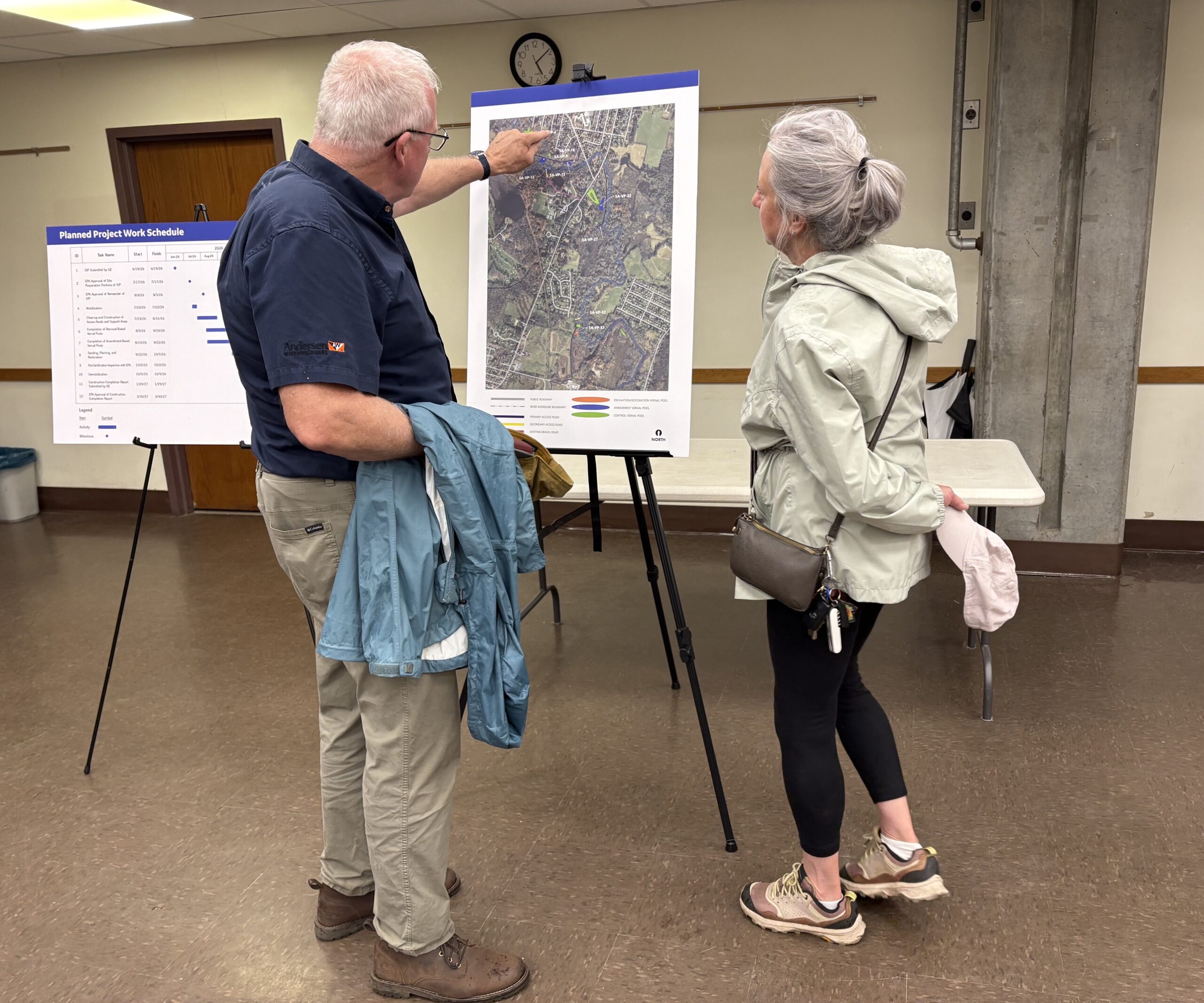 Berkshire residents brave summer storm to learn about pilot study aimed at preserving amphibian habitats during Housatonic River remediation project - The Berkshire Edge