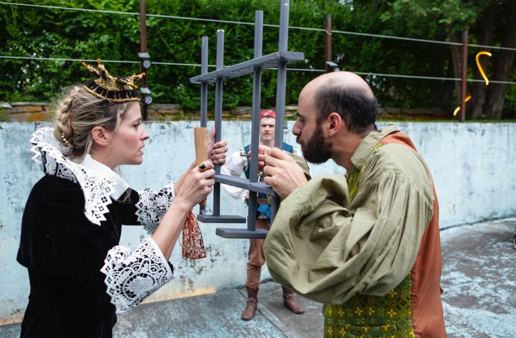 THEATER REVIEW: Living Room Theatre's production of 'The Tyrant Play' plays in the pool at the Park-McCullough Mansion in North Bennington, Vt., through Aug. 2 - The Berkshire Edge